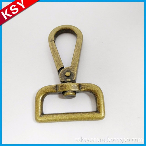Professional Manufacturer High Quality Factory Stainless Tong Pins Dog Swivel Metal Snap Hook For Handbags